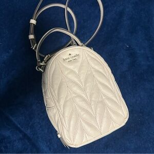 kate spade Cream Quilted Crossbody Bag